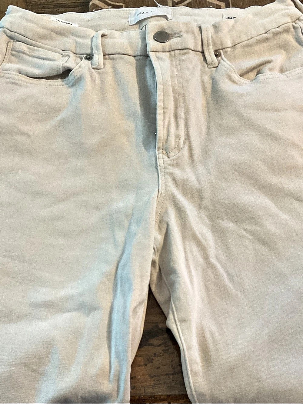 Dear John Jeanne Flare Jeans in White Waist 30